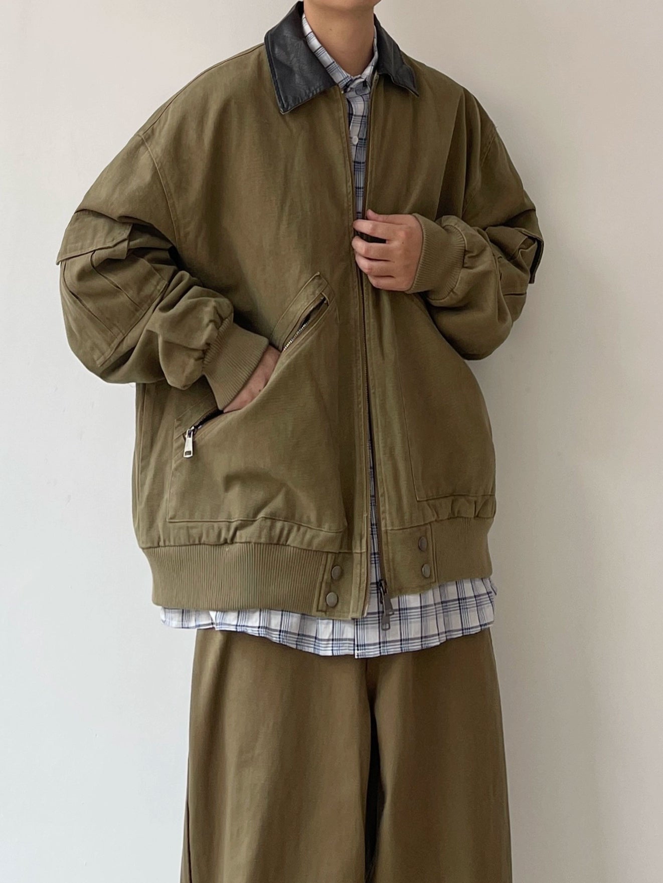 Retro Workwear Loose Fit Jacket N0611