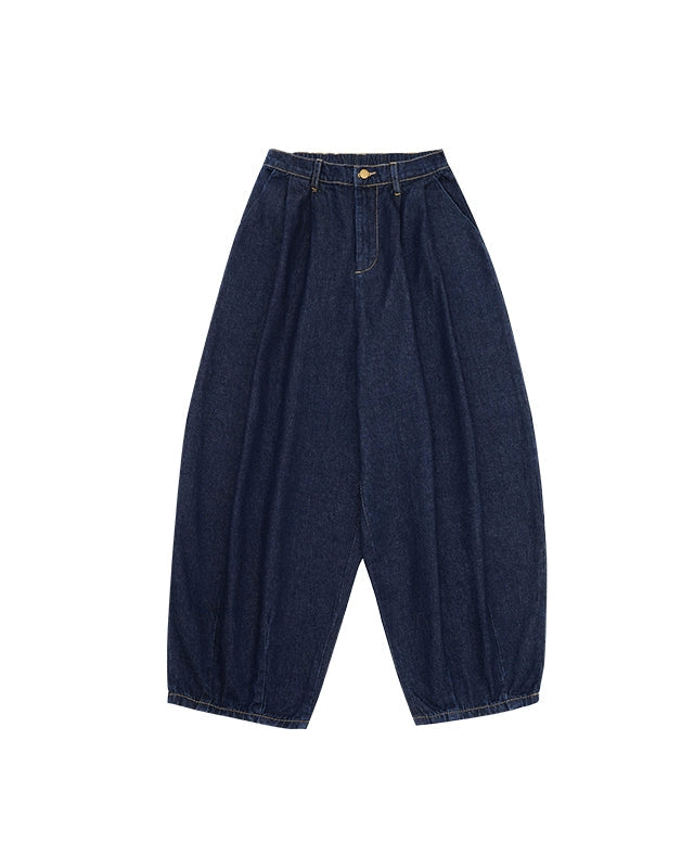 Retro Wide-Leg Denim Jeans N0683