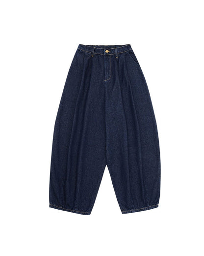 Retro Wide-Leg Denim Jeans N0683