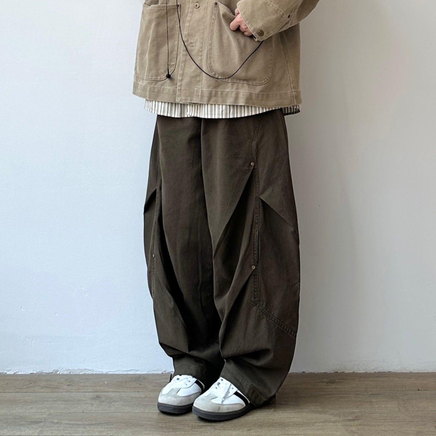 Volume Silhouette Cargo Pants N0948