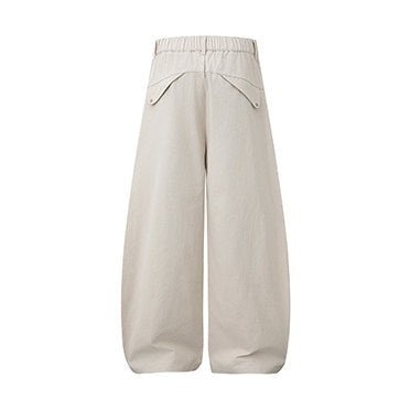 Balloon Silhouette Wide Pants N1074