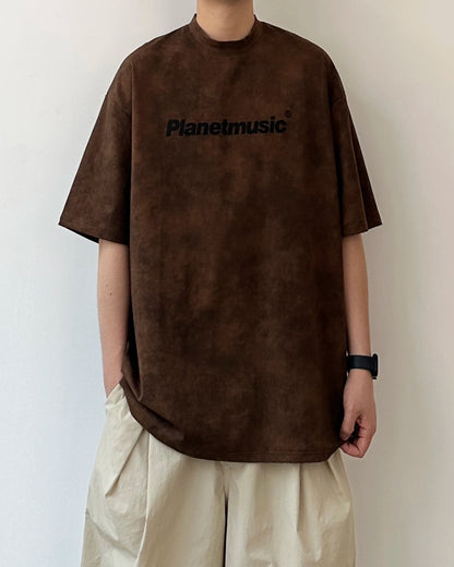 Earthtone Logo Print Short Sleeve T-Shirt N0826