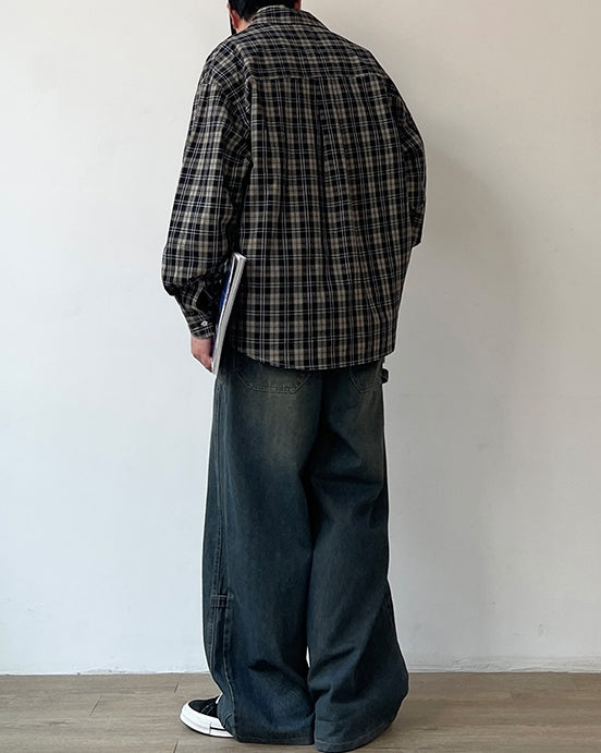 Classic Check Work Shirt N0673