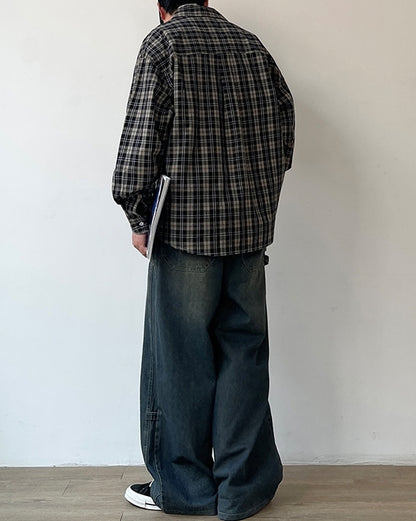 Classic Check Work Shirt N0673