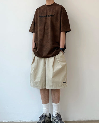 Earthtone Logo Print Short Sleeve T-Shirt N0826