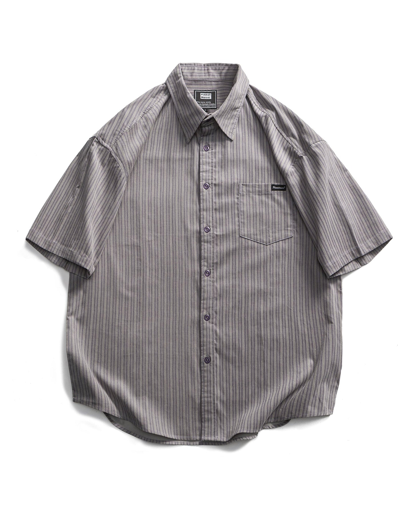 Natural Stripe Casual Shirt N0822