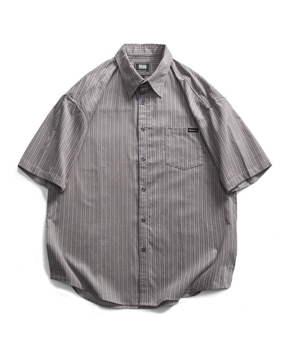 Natural Stripe Casual Shirt N0822