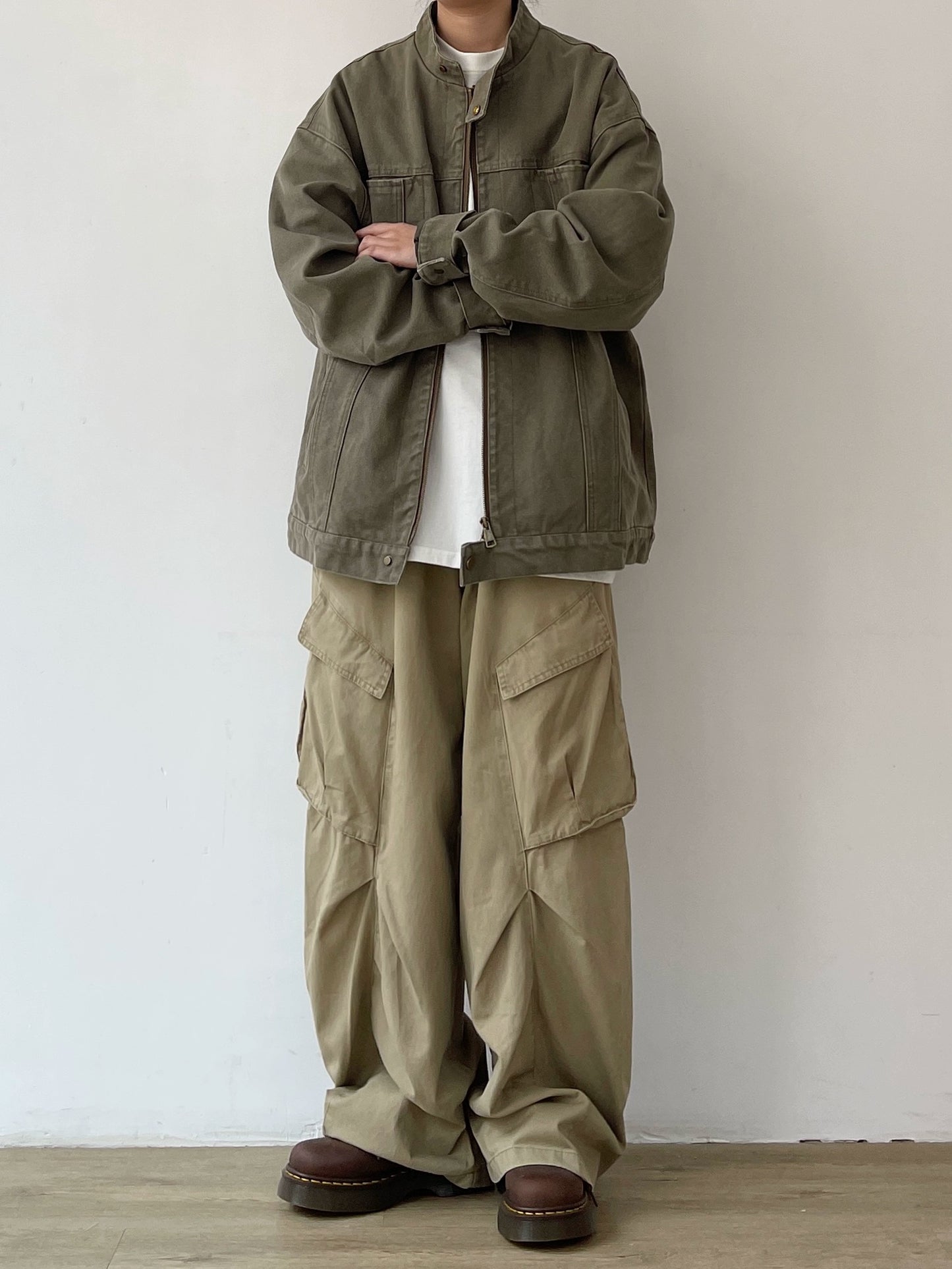 Stand Neck Military Jacket N0616