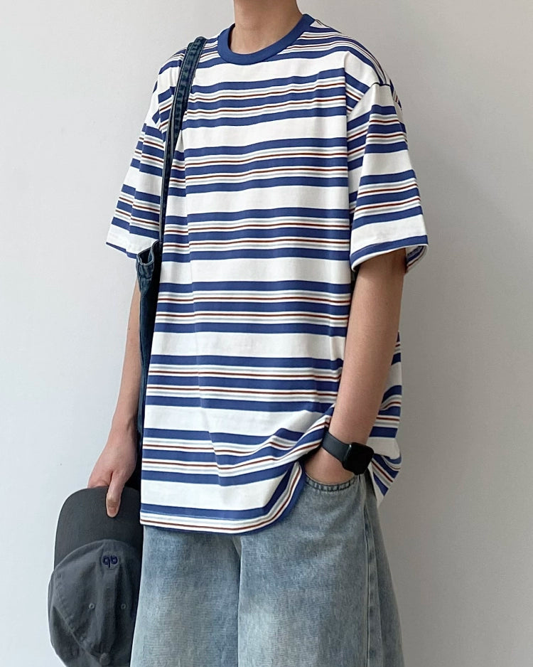 Clean Border Color Block T-Shirt N0800