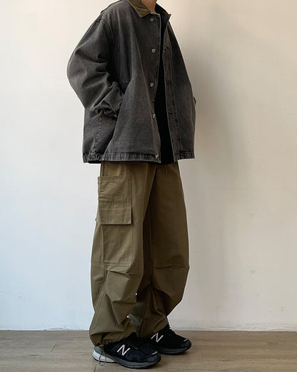 Faded Wash Casual Jacket N0671