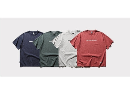 Dream Message Front Print Short Sleeve T-Shirt N0735