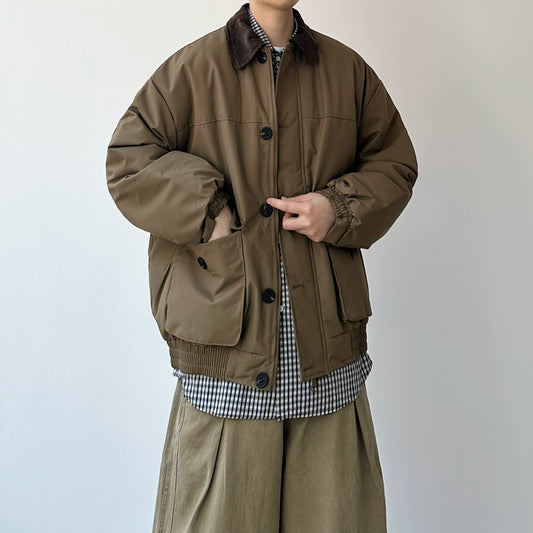 Classic Collar Volume Short Jacket N1003