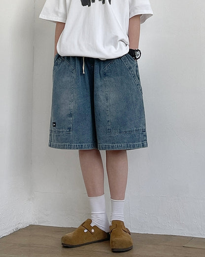 Wide Silhouette Denim Pants N0778