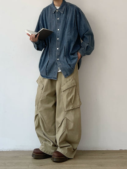 Relax Silhouette Denim Shirt N0618