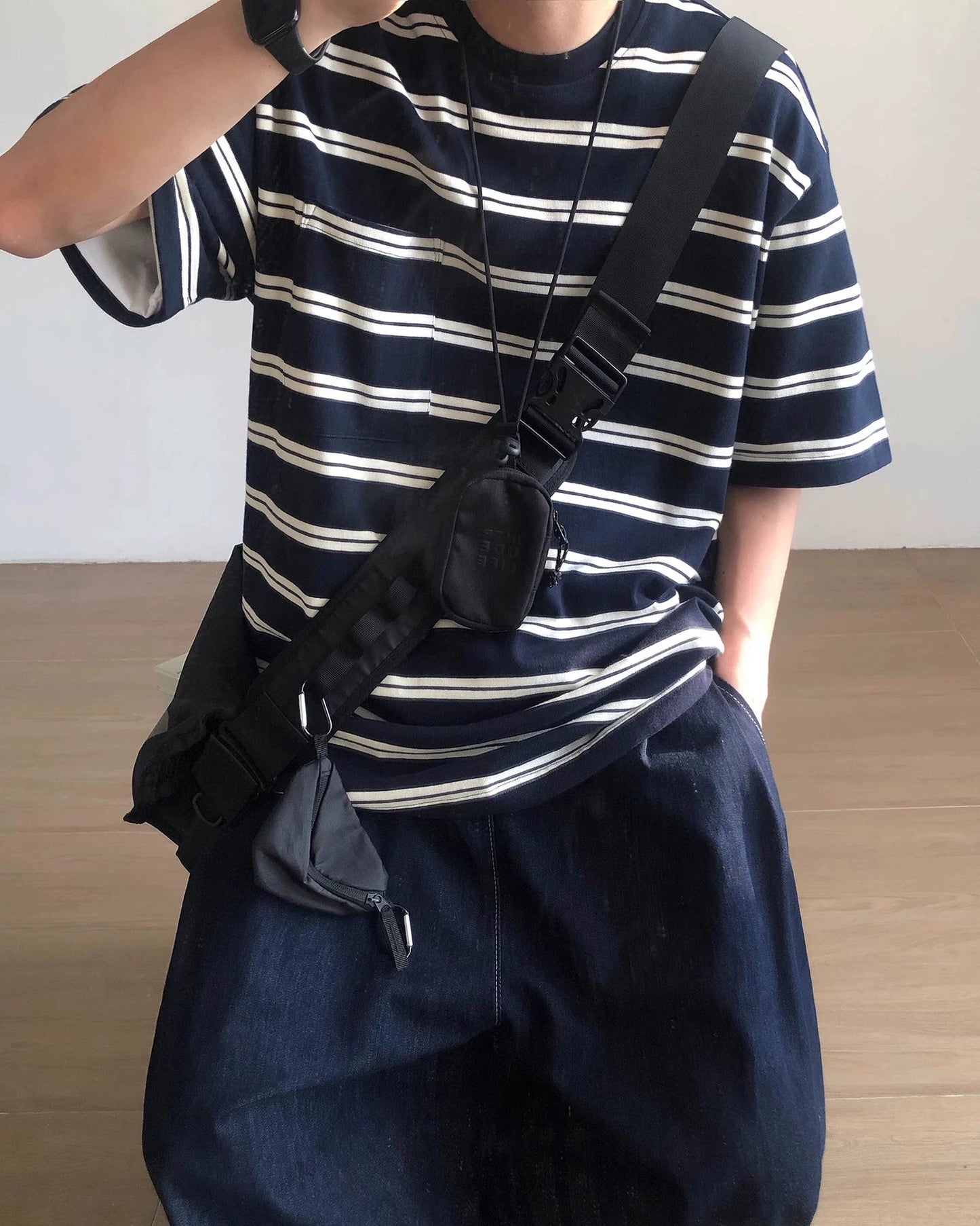 Stripe Oversized Tee N0829