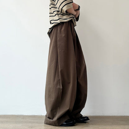 Tuck Silhouette Wide Pants N1080
