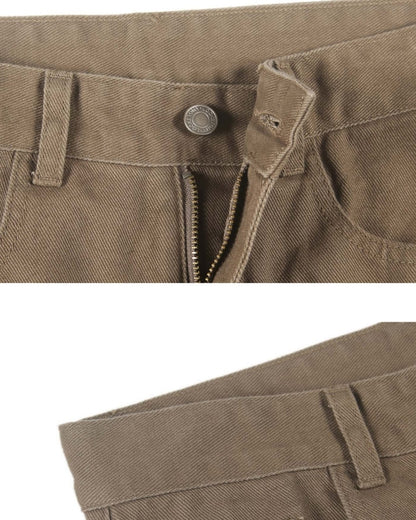 Wide Retro Straight Casual Pants N0600