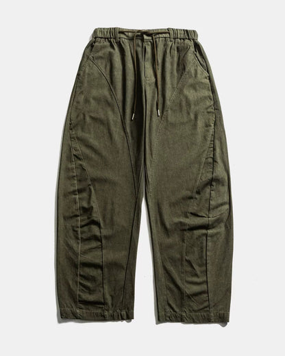 Retro Wide-Legged Work Pants N0887