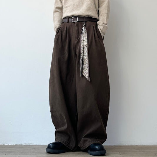 Volume Tuck Wide Silhouette Wide Pants N1022