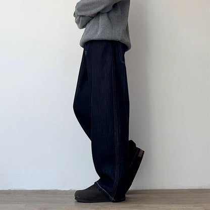 Wide Straight Volume Pants N1004