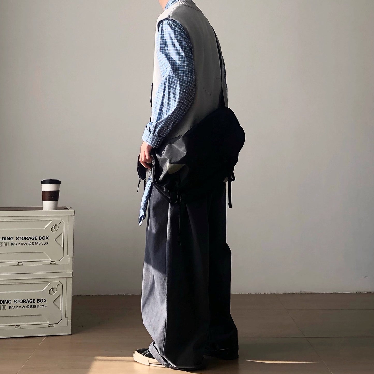 Classic Style Layered Knit Vest N1001