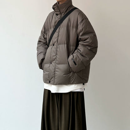 Volume Short Stand Collar Down Jacket N0959