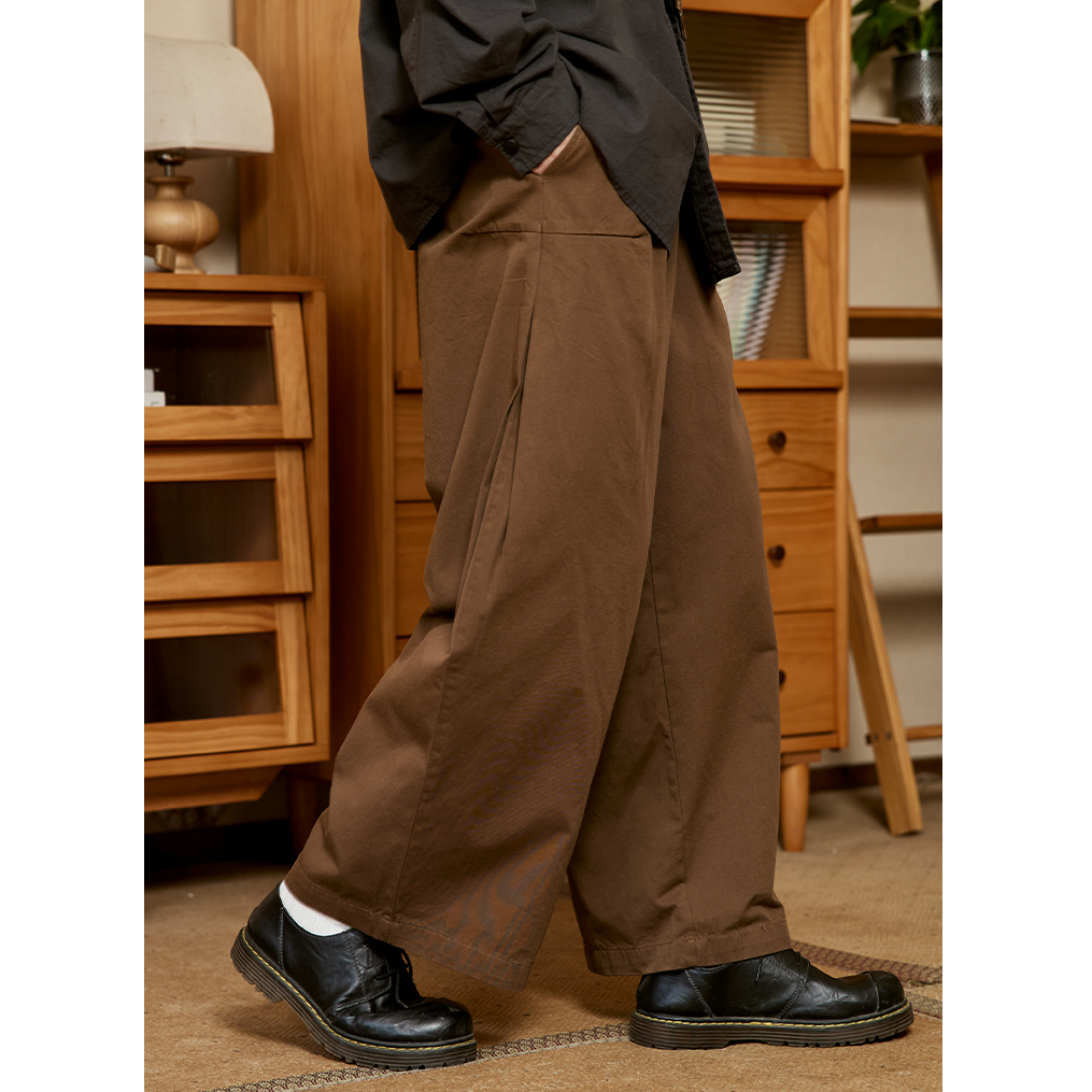 Wide Straight Casual Pants N0011