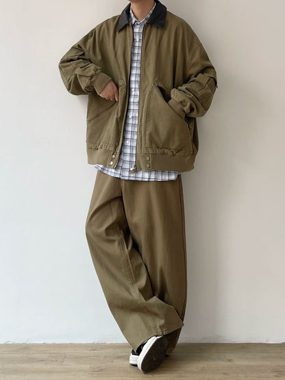 Retro Workwear Loose Fit Jacket N0611