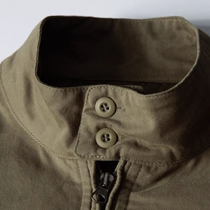 Military Loose Stand Collar Jacket N0953