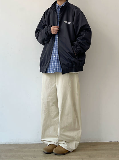 Simple Logo Blouson Light Outer N0634