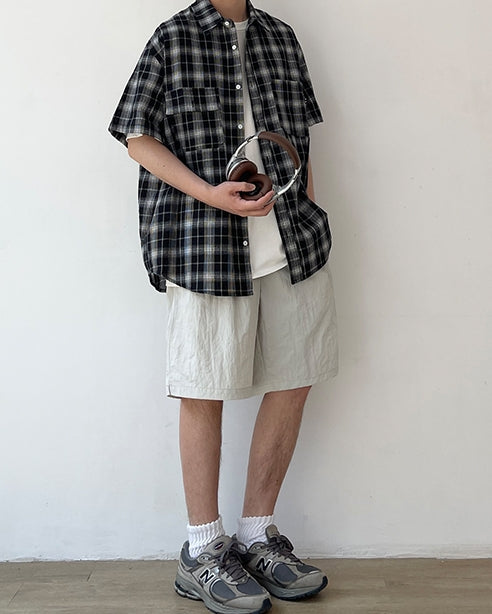 Classic Check Relaxed Shirt N0755