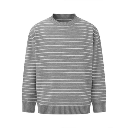 Border Line Loose Knit Sweater N0977