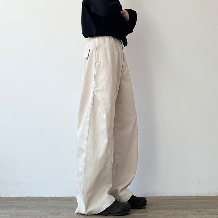 Balloon Silhouette Wide Pants N1074