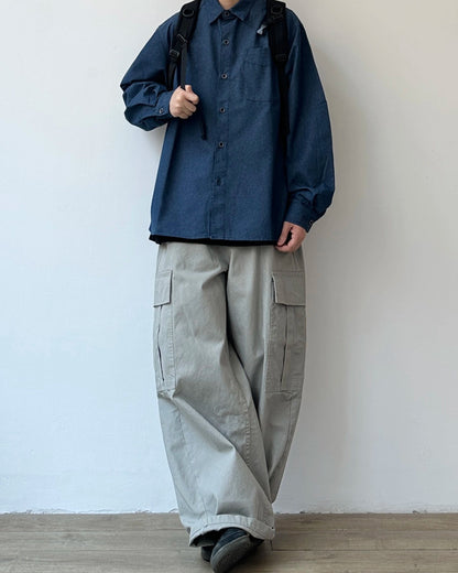 Relaxed Silhouette Basic Shirt N0908