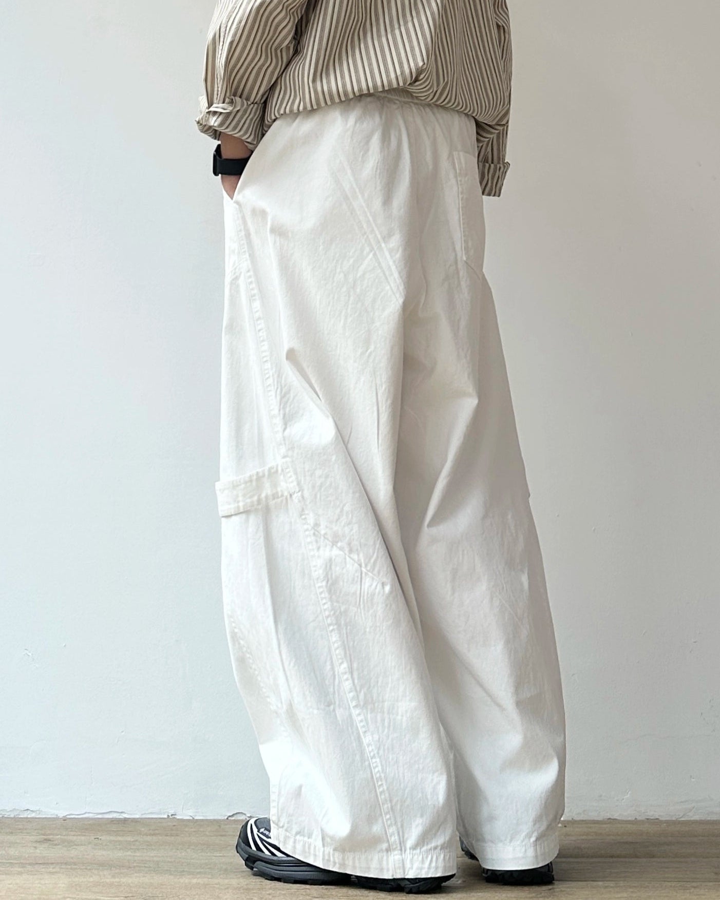 Retro Wide-Leg Work Pants N0880