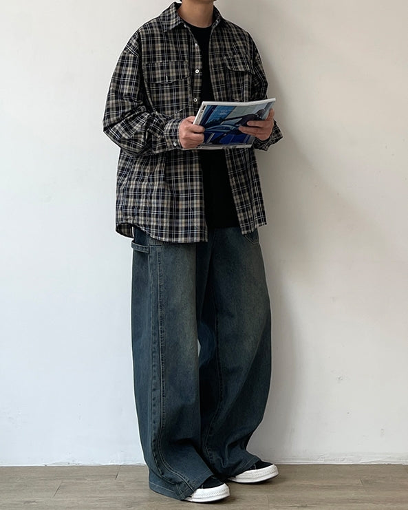 Classic Check Work Shirt N0673