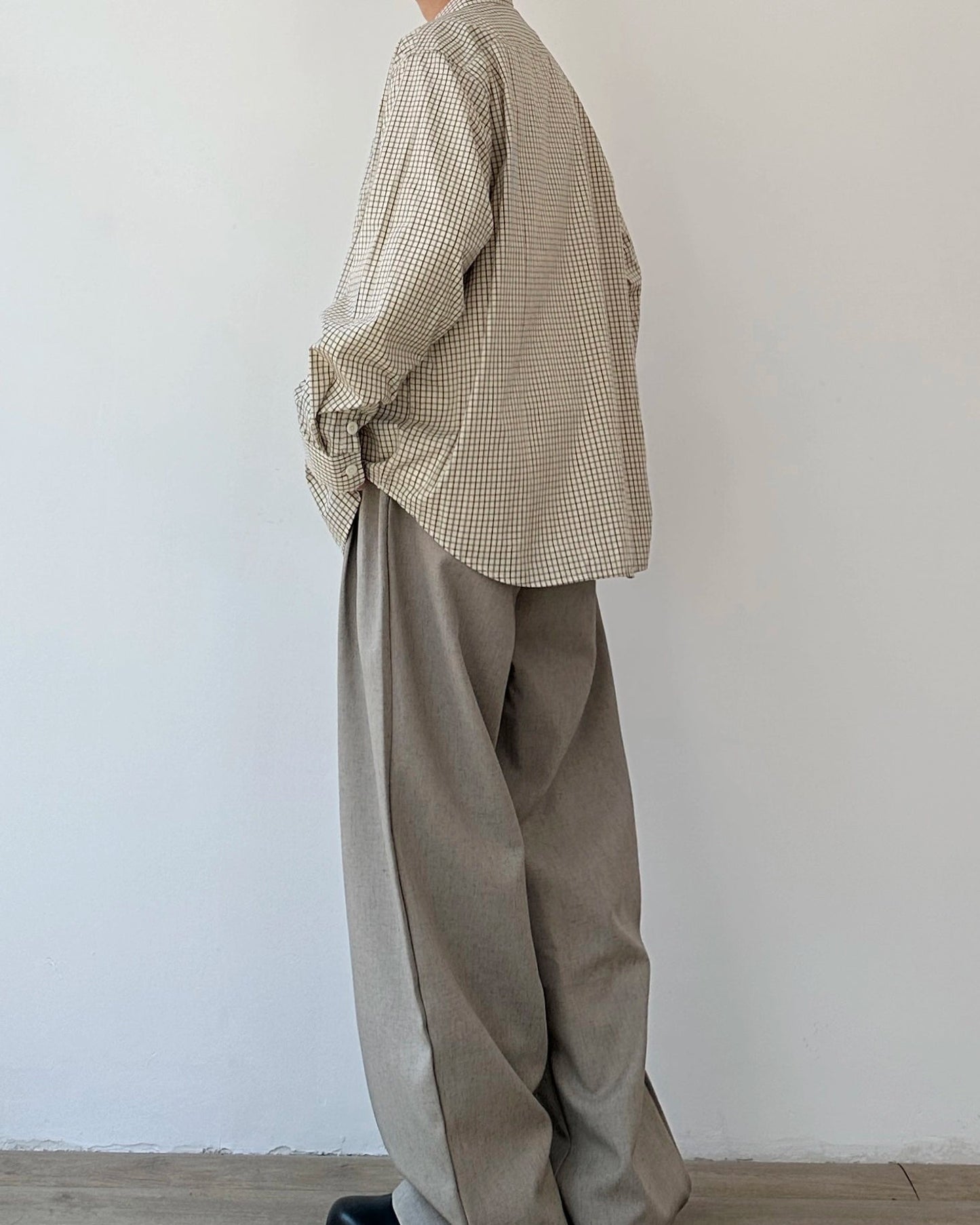 Plaid Casual Shirt Jacket N0891