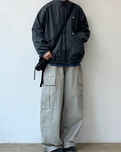 Volume Silhouette Zip Up Jacket N0916