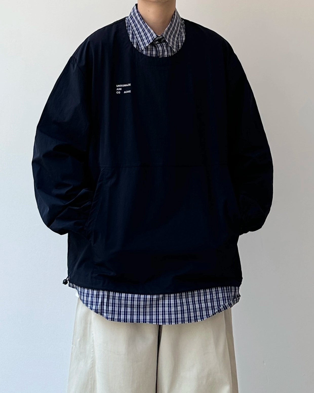 Retro Plaid Layered Shirt N0850