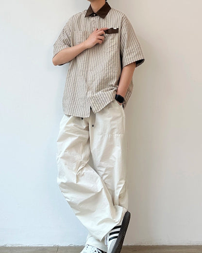 Retro Stripe Couple Shirt N0807