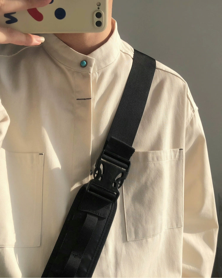 Natural Mode Stand Collar Shirt N0935