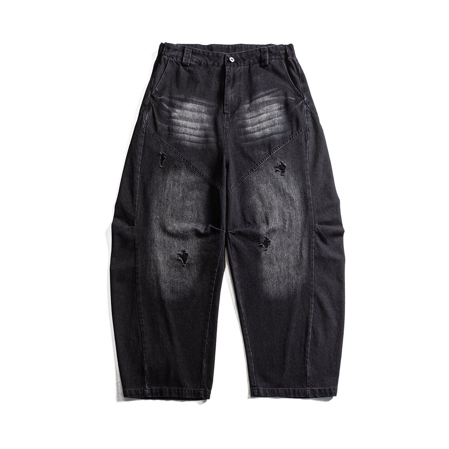 Balloon Wide Denim Pants N1064