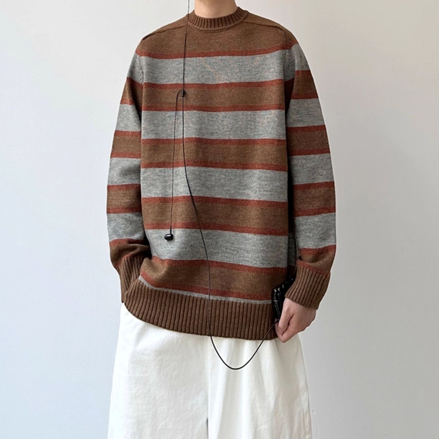 Wide Border Basic Line Knit N0983