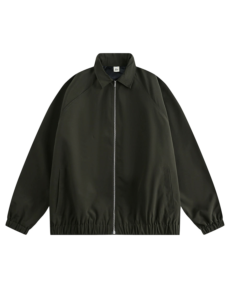 Minimal Design Zip Blouson N0693