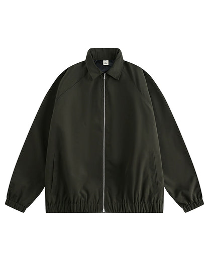 Minimal Design Zip Blouson N0693