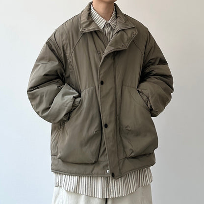 Volume Silhouette Stand Collar Jacket N0962