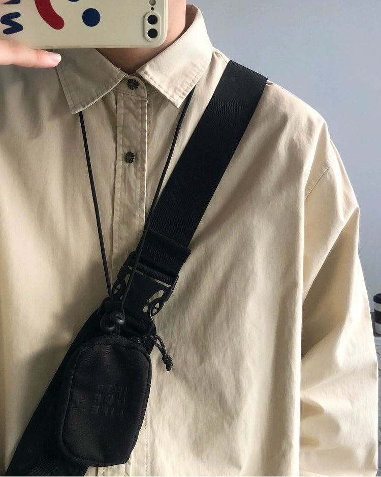 Relaxed Drape Silhouette Shirt N0938