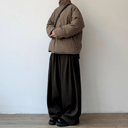 Volume Silhouette Stand Collar Jacket N0957