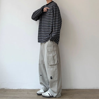 Vintage Damage Wide Cargo Pants N0949