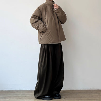 Volume Silhouette Stand Collar Jacket N0957